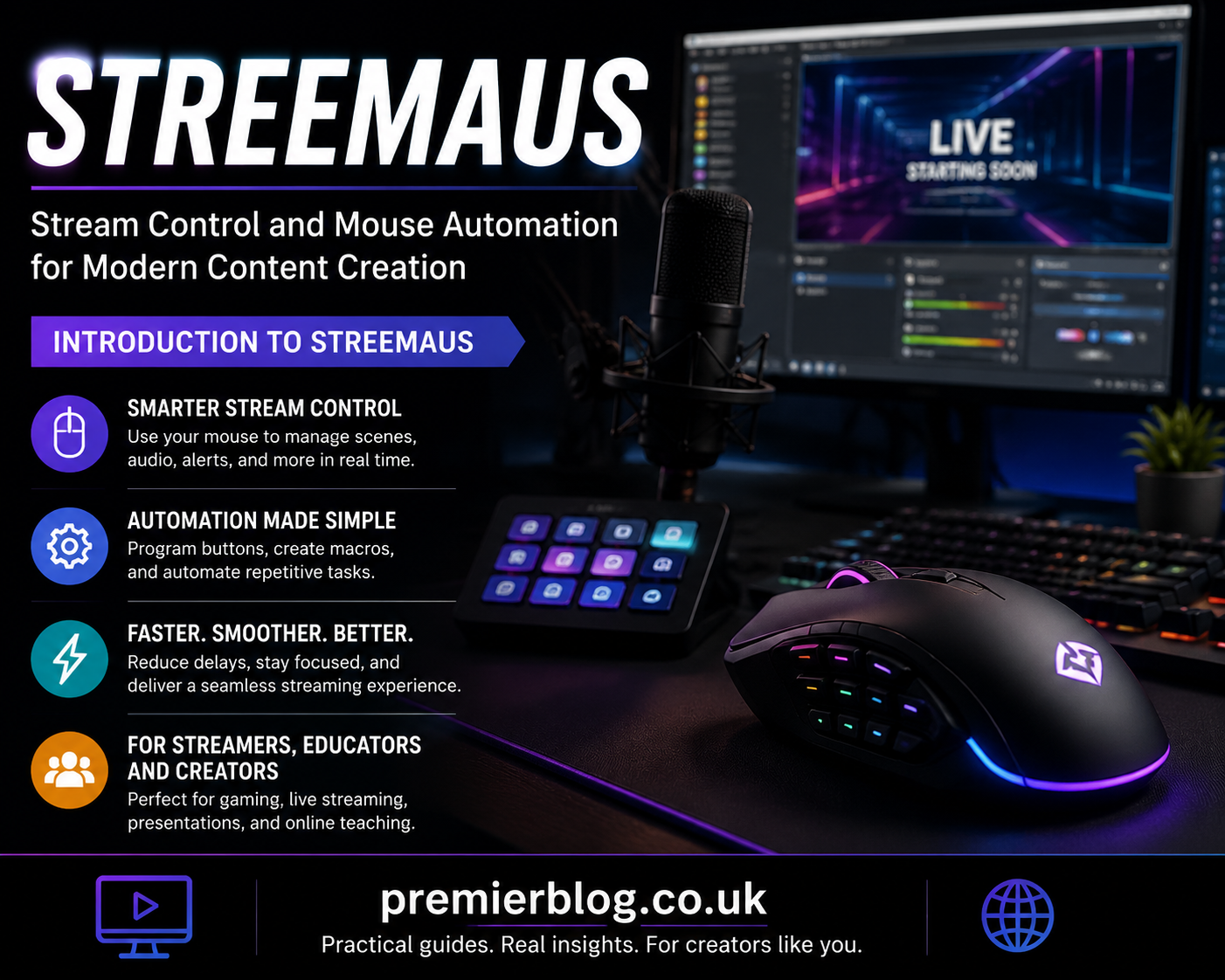 Streemaus: Stream Control and Mouse Automation for Modern Content Creation